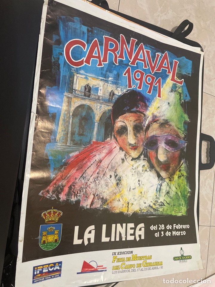 Carteles feria: Cartel carnaval de La L&iacute;nea 1991 - Foto 1
