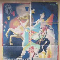 Carteles Feria: CARTEL FERIAS Y FIESTAS GRAN FERIA VALENCIA 1953 RAGA CF112