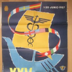 Carteles Feria: CARTEL FERIA XXV INTERNACIONAL DE MUESTRAS EN BARCELONA 1957 HUGUET CF114