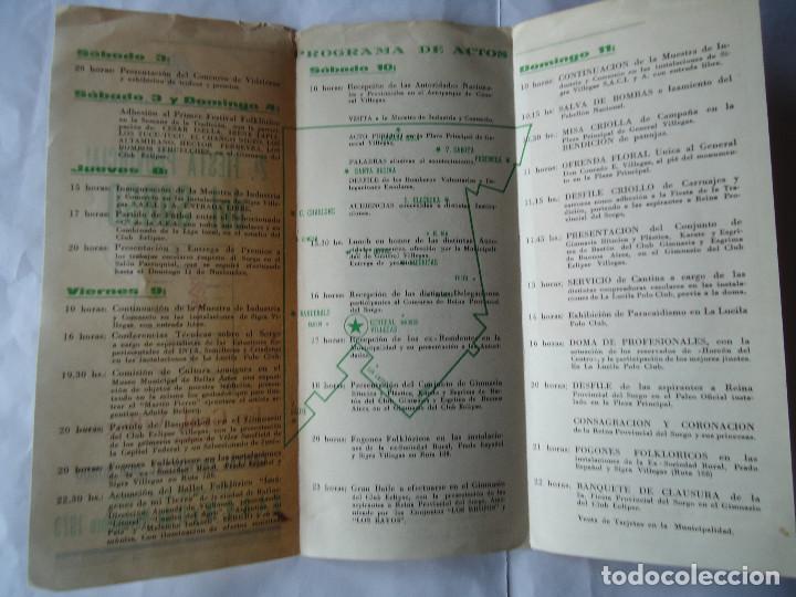 Carteles feria: PROGRAMA DE LA 2&ordf; FIESTA PROVINCIAL DEL SORGO. A&Ntilde;O 1973 - Foto 3