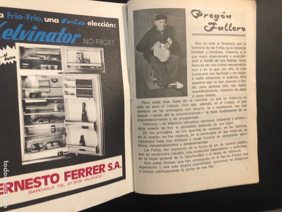 Carteles feria: Fallas valencia programa oficial 1973 80 p&aacute;ginas - Foto 2