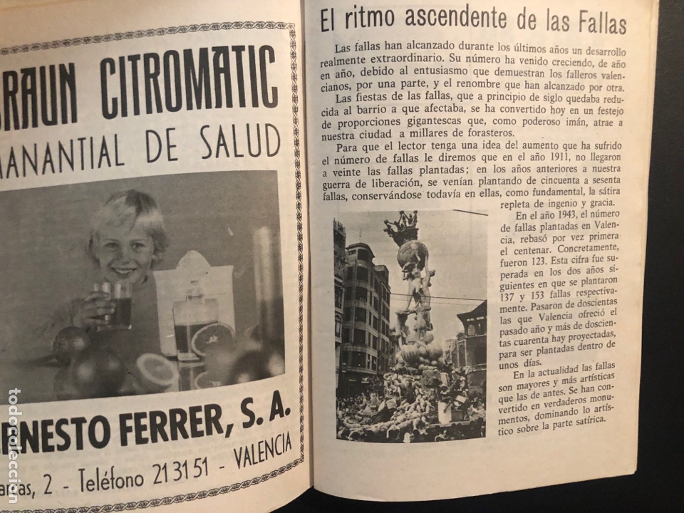 Carteles feria: Fallas valencia programa oficial 1973 80 p&aacute;ginas - Foto 4
