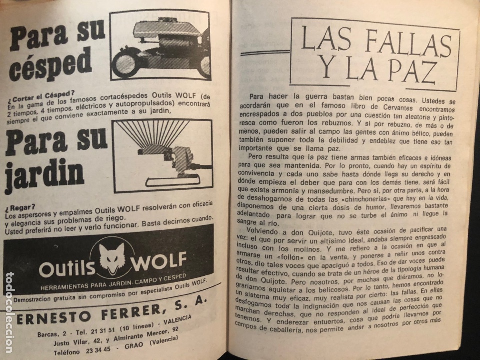 Carteles feria: Fallas valencia programa oficial 1973 80 p&aacute;ginas - Foto 5
