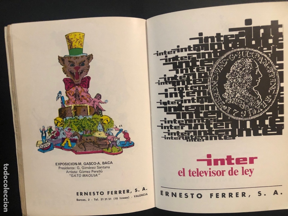 Carteles feria: Fallas valencia programa oficial 1973 80 p&aacute;ginas - Foto 8