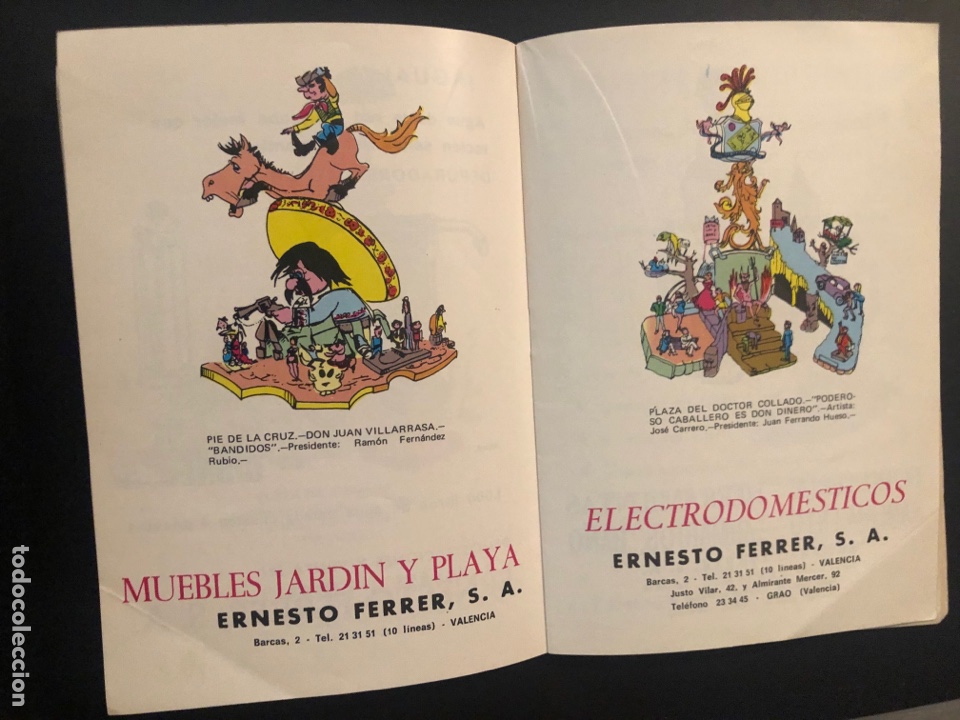 Carteles feria: Fallas valencia programa oficial 1973 80 p&aacute;ginas - Foto 10