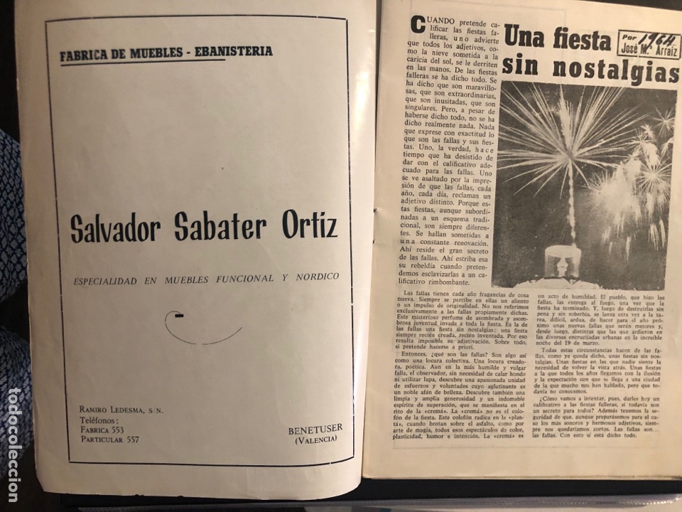 Carteles feria: Revista cabalgata fallera valencia fallas 1964 - Foto 3