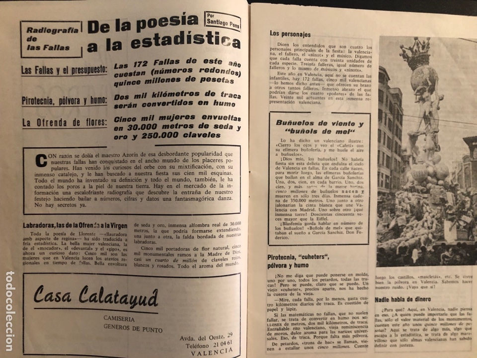 Carteles feria: Revista cabalgata fallera valencia fallas 1964 - Foto 7