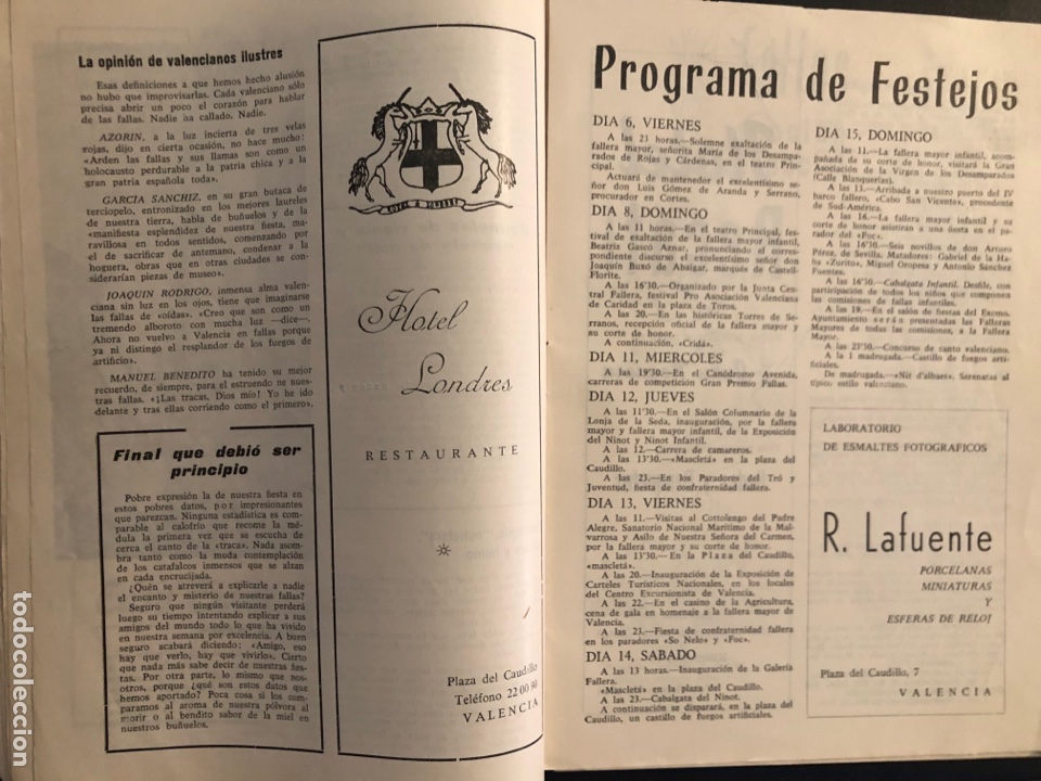 Carteles feria: Revista cabalgata fallera valencia fallas 1964 - Foto 8