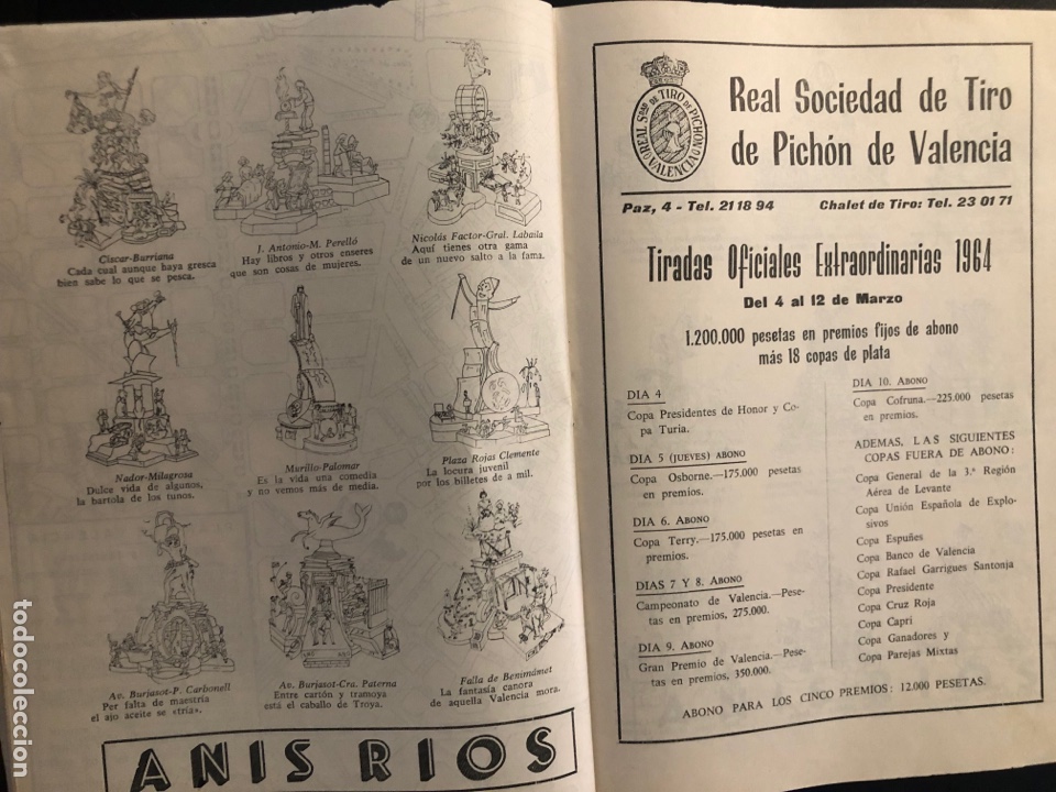 Carteles feria: Revista cabalgata fallera valencia fallas 1964 - Foto 14