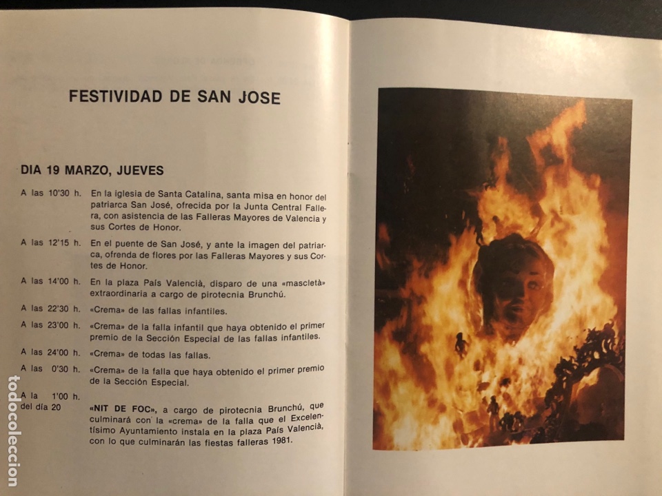 Carteles feria: Programa oficial fallas de valencia 1981 junta central fallera - Foto 10