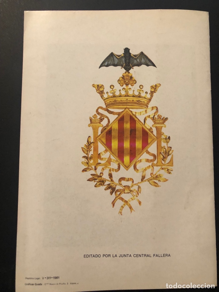 Carteles feria: Programa oficial fallas de valencia 1981 junta central fallera - Foto 11