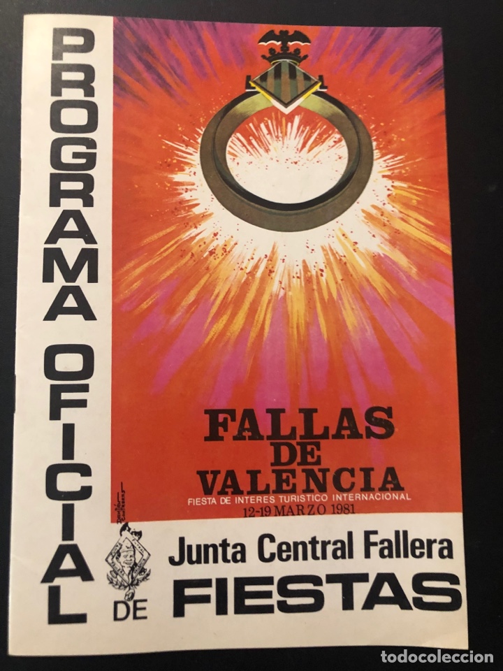 Carteles feria: Programa oficial fallas de valencia 1981 junta central fallera - Foto 1