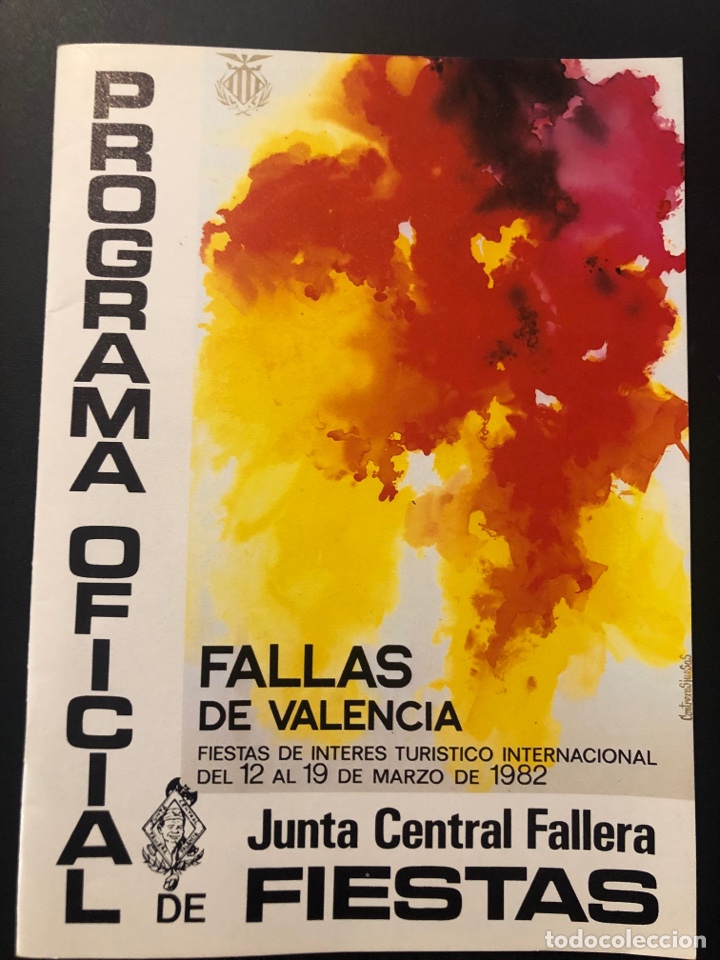 Carteles feria: Programa oficial fallas de valencia 1982 junta central fallera - Foto 1