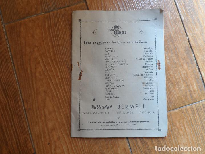 Carteles feria: PROGRAMA FIESTAS MISLATA VALENCIA 1959 - Foto 3
