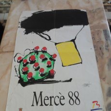 Carteles Feria: POSTER CARTEL DE LES FESTES DE LA MERCÈ'88 DE BARCELONA