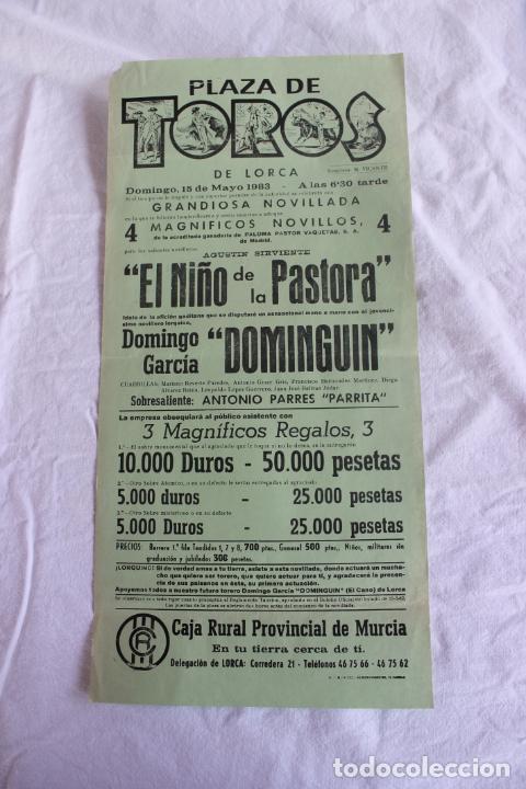 Carteles feria: PLAZA DE TOROS DE LORCA MAYO 1983 - Foto 1