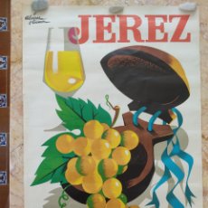 Carteles Feria: CARTEL JEREZ FIESTA DE LA VENDIMIA Y FERIA 1963