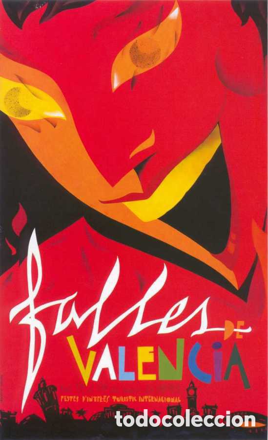 Carteles feria: Cartel de fallas a&ntilde;o 1992 - Foto 1