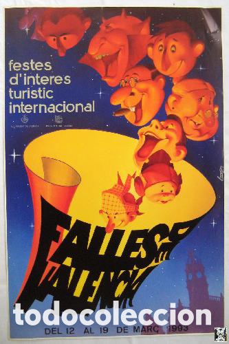 Carteles feria: Cartel de fallas, 1993 - Foto 1