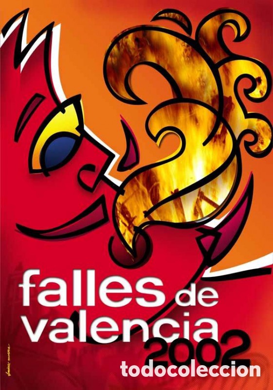 Carteles feria: Cartel de fallas, 2002 - Foto 1