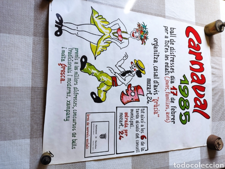 Carteles feria: Cartel carnaval 1985 - Foto 1