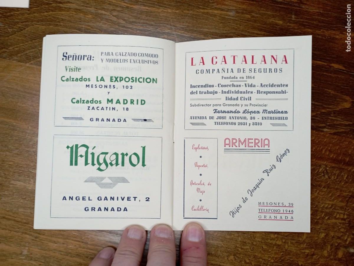 Carteles feria: 1952. Concurso h&iacute;pico nacional. Granada. Programa - Foto 5
