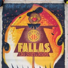 Carteles Feria: CARTEL FIESTAS FALLAS VALENCIA 1964 RAGA LITOGRAFIA CF9