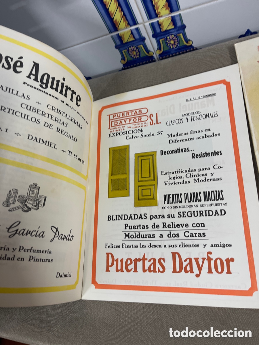 Carteles feria: Lote de programas de feria de DAIMIEL - Foto 2