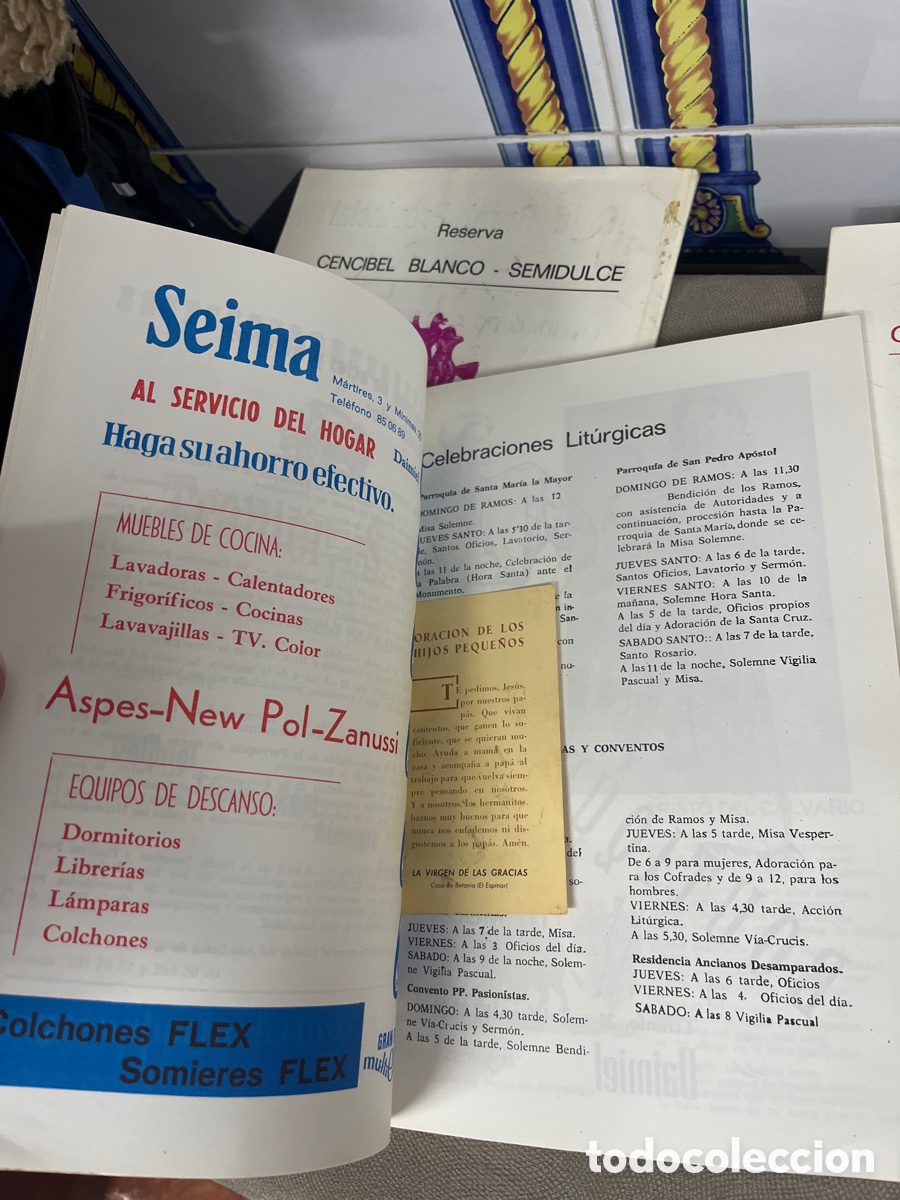 Carteles feria: Lote de programas de semana santa DAIMIEL - Foto 3