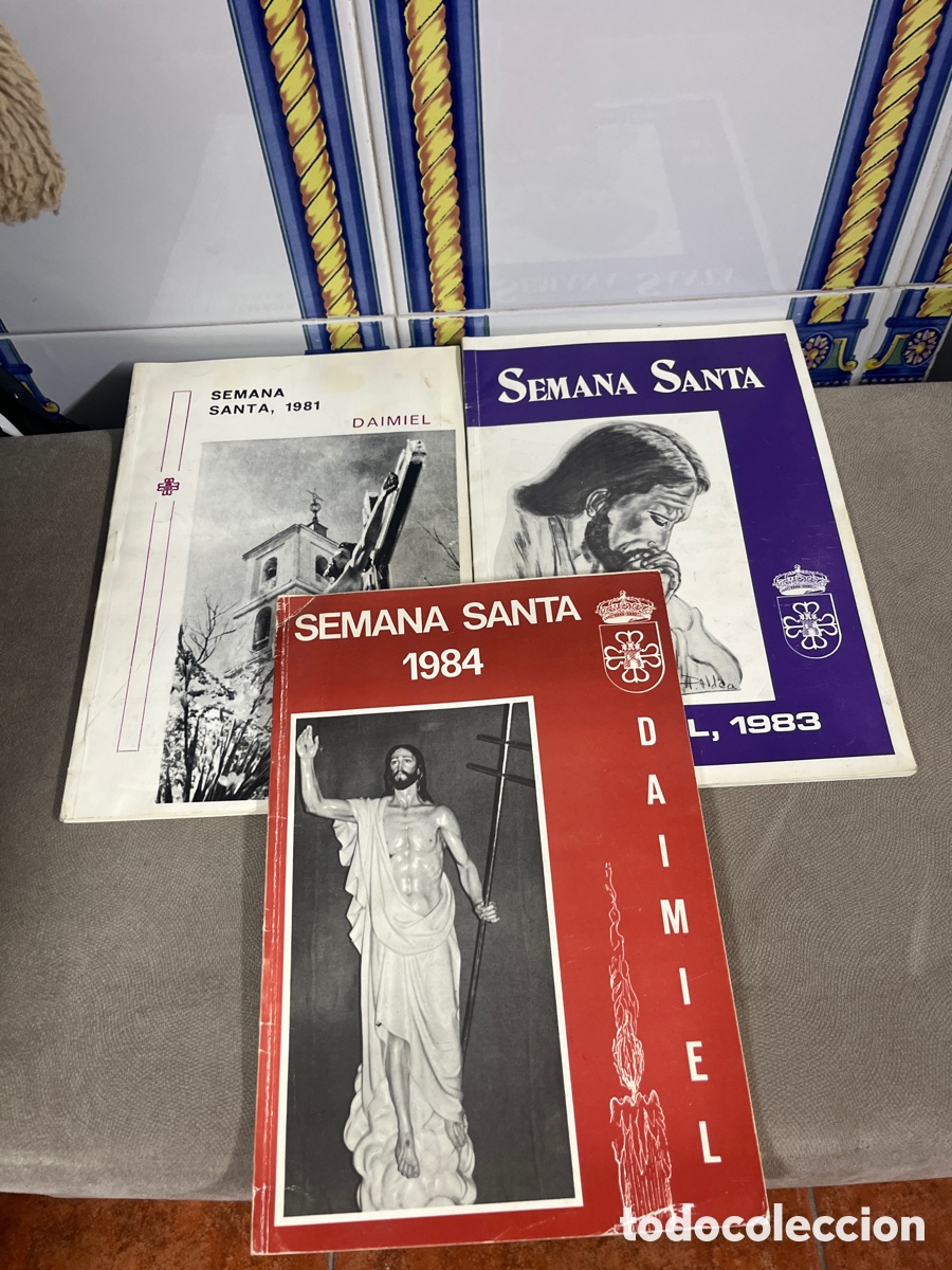 Carteles feria: Lote de programas de semana santa DAIMIEL - Foto 1