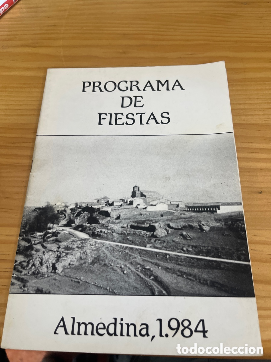 Carteles feria: Programa de festejos de ALmedina 1984 - Foto 1
