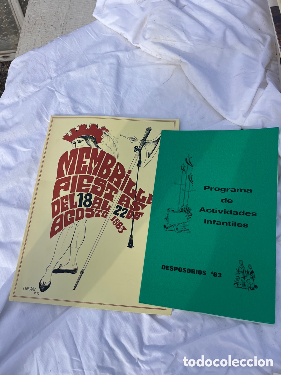 Carteles feria: Programa de festejos d&eacute; Menbrila - Foto 1
