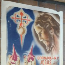 Carteles Feria: CARTEL SEMANA SANTA VIGO. COFRADÍA NUESTRO PADRE JESÚS DEL SILENCIO. 1948