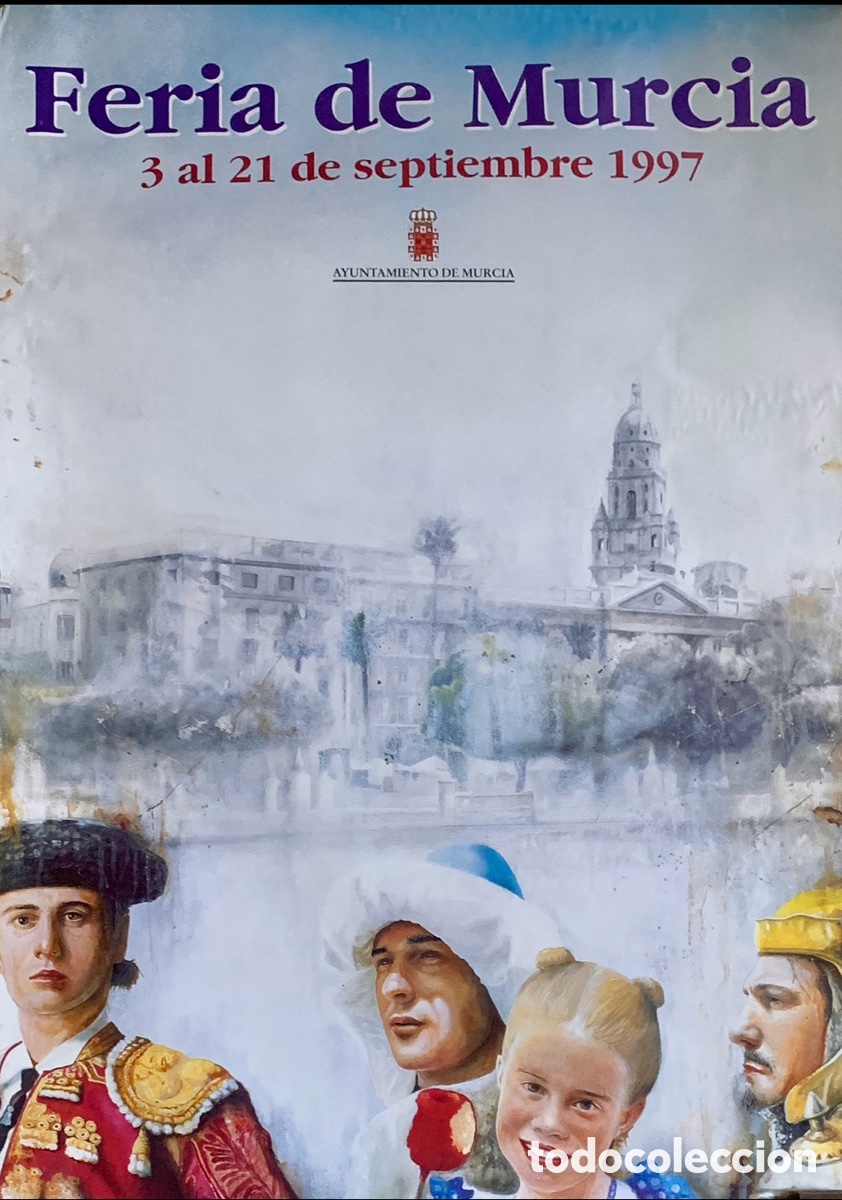 Affissi Fiera: Cartel. Feria de Murcia. Nicol&aacute;s de Maya. 1997.