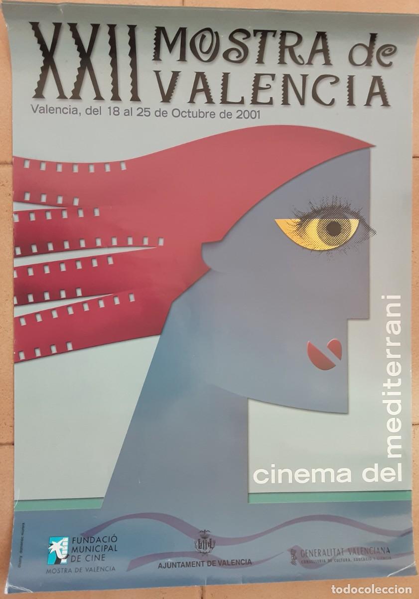 Carteles feria: Cartel XXII MOSTRA DE CINEMA DEL MEDITERR&Aacute;NI, VALENCIA 2001 tama&ntilde;o medio