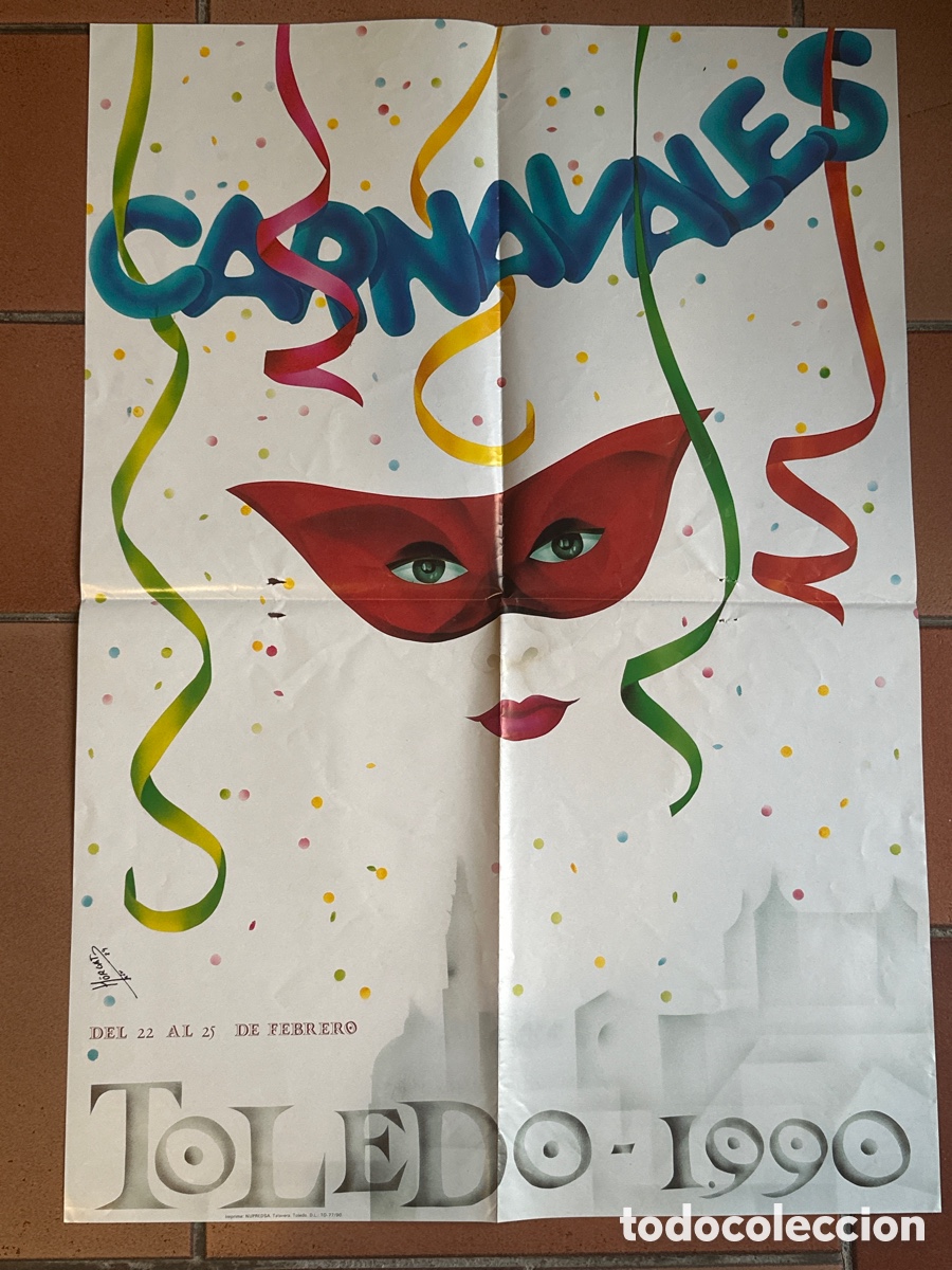 Carteles feria: Carnaval de Toledo 1990 - Foto 1