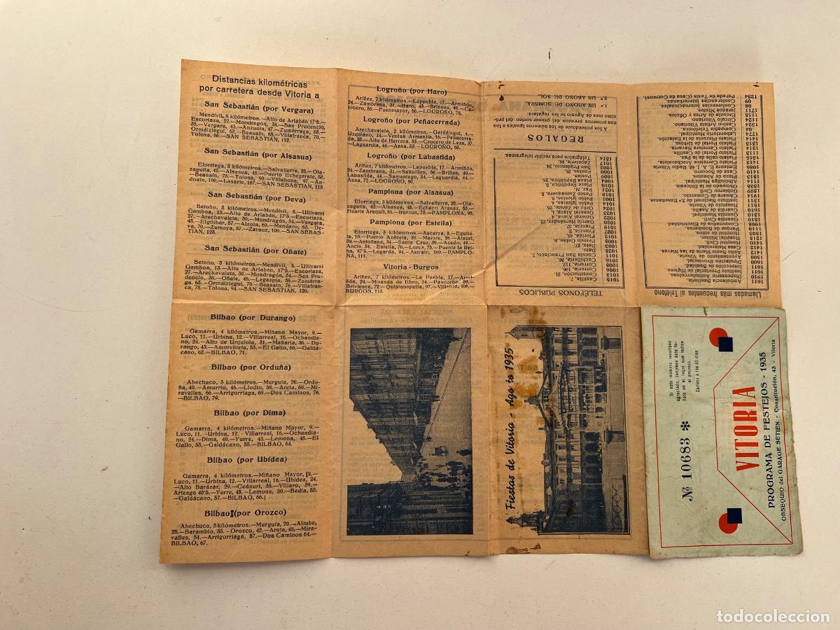 Carteles feria: PROGRAMA DE FESTEJOS VITORIA 1933 - Foto 5