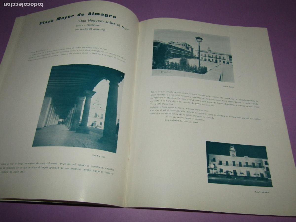 Carteles feria: Antiguo Programa de Feria de ALMAGRO del A&ntilde;o 1963 - Foto 2