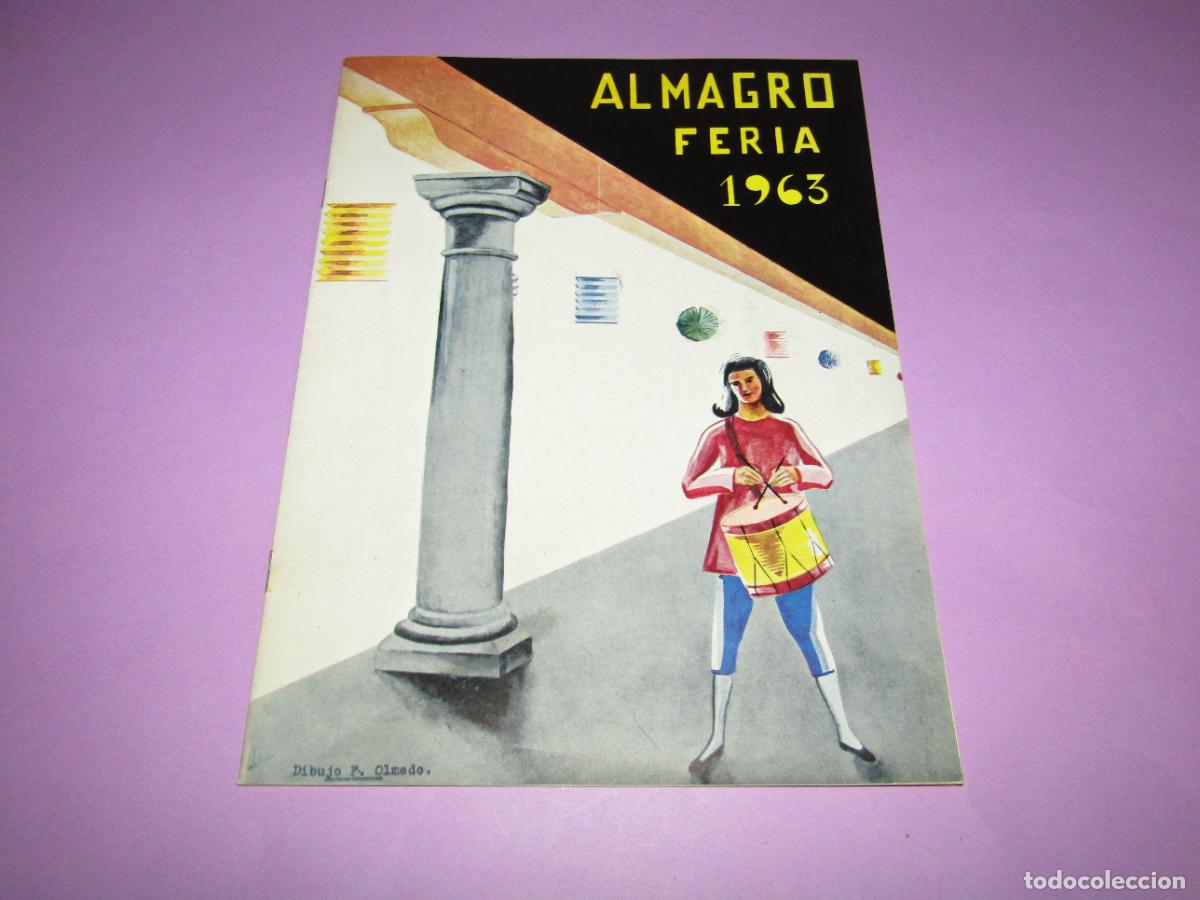 Carteles feria: Antiguo Programa de Feria de ALMAGRO del A&ntilde;o 1963 - Foto 7