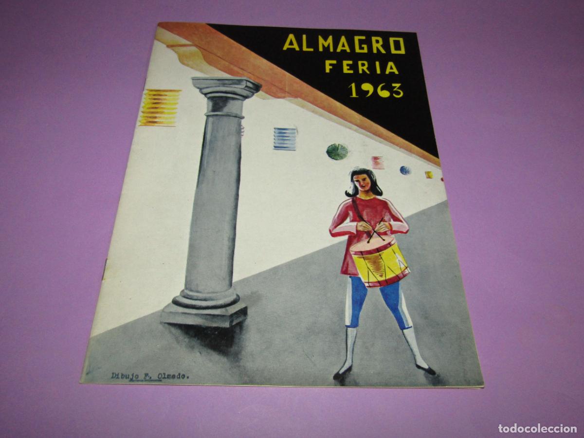 Carteles feria: Antiguo Programa de Feria de ALMAGRO del A&ntilde;o 1963 - Foto 1