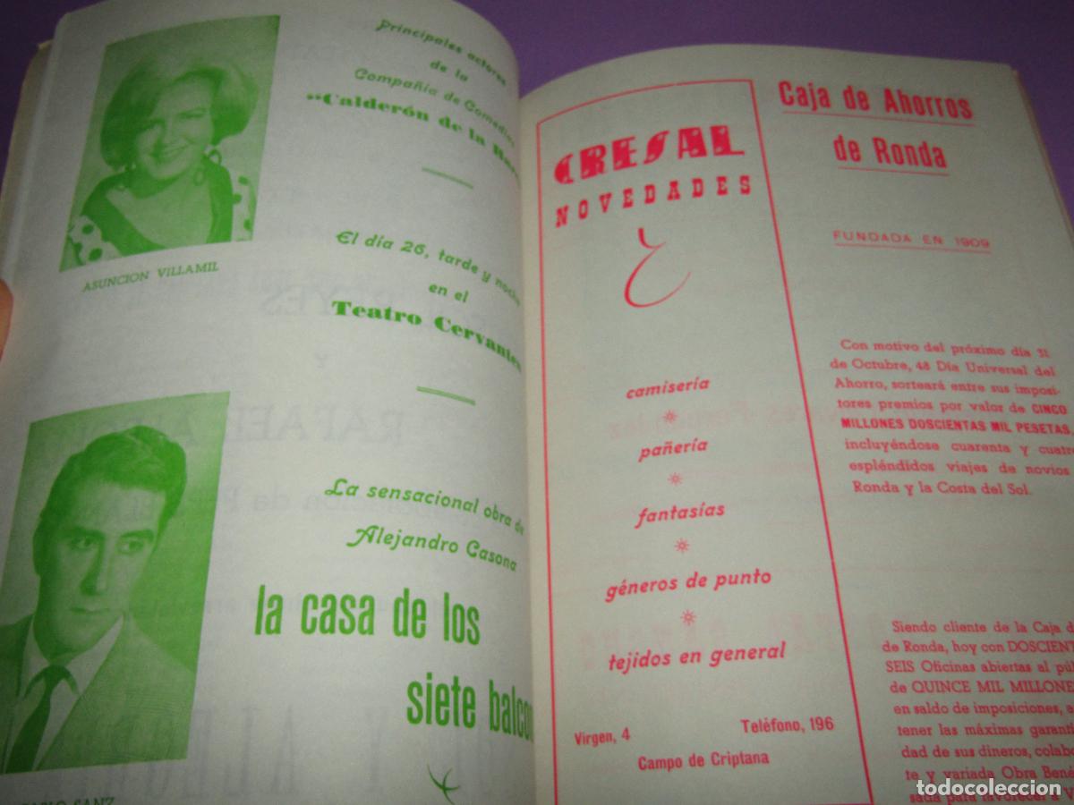 Carteles feria: Antiguo Programa de Feria y Fiestas del CAMPO DE CRIPTANA del A&ntilde;o 1972 - Foto 7