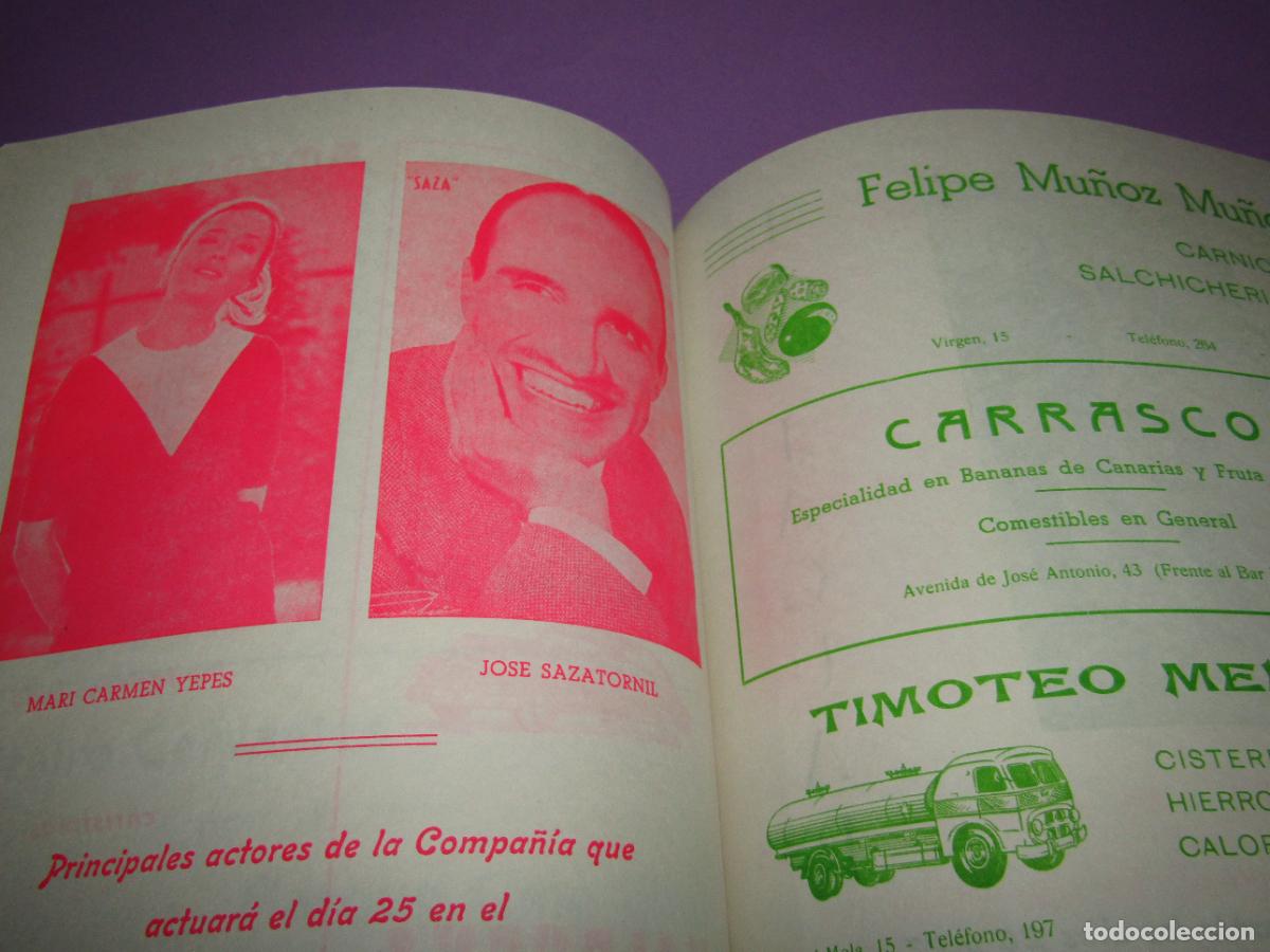Carteles feria: Antiguo Programa de Feria y Fiestas del CAMPO DE CRIPTANA del A&ntilde;o 1972 - Foto 9