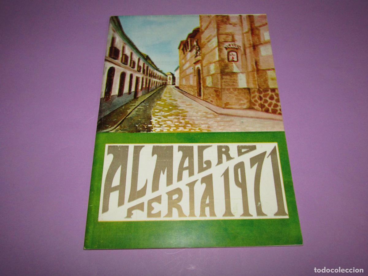 Carteles feria: Antiguo Programa de Feria de ALMAGRO del A&ntilde;o 1971 - Foto 1