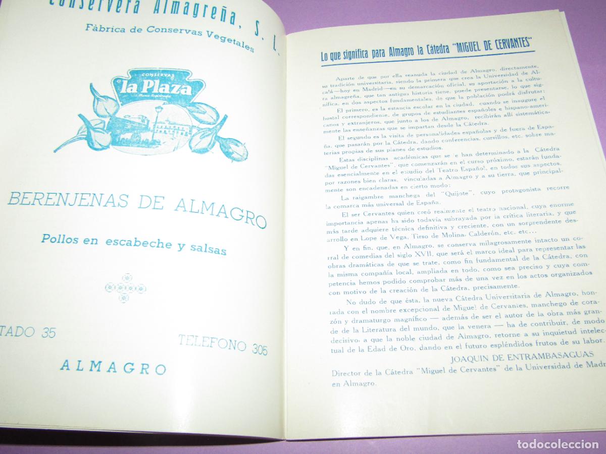 Carteles feria: Antiguo Programa de Feria de ALMAGRO del A&ntilde;o 1967 - Foto 4