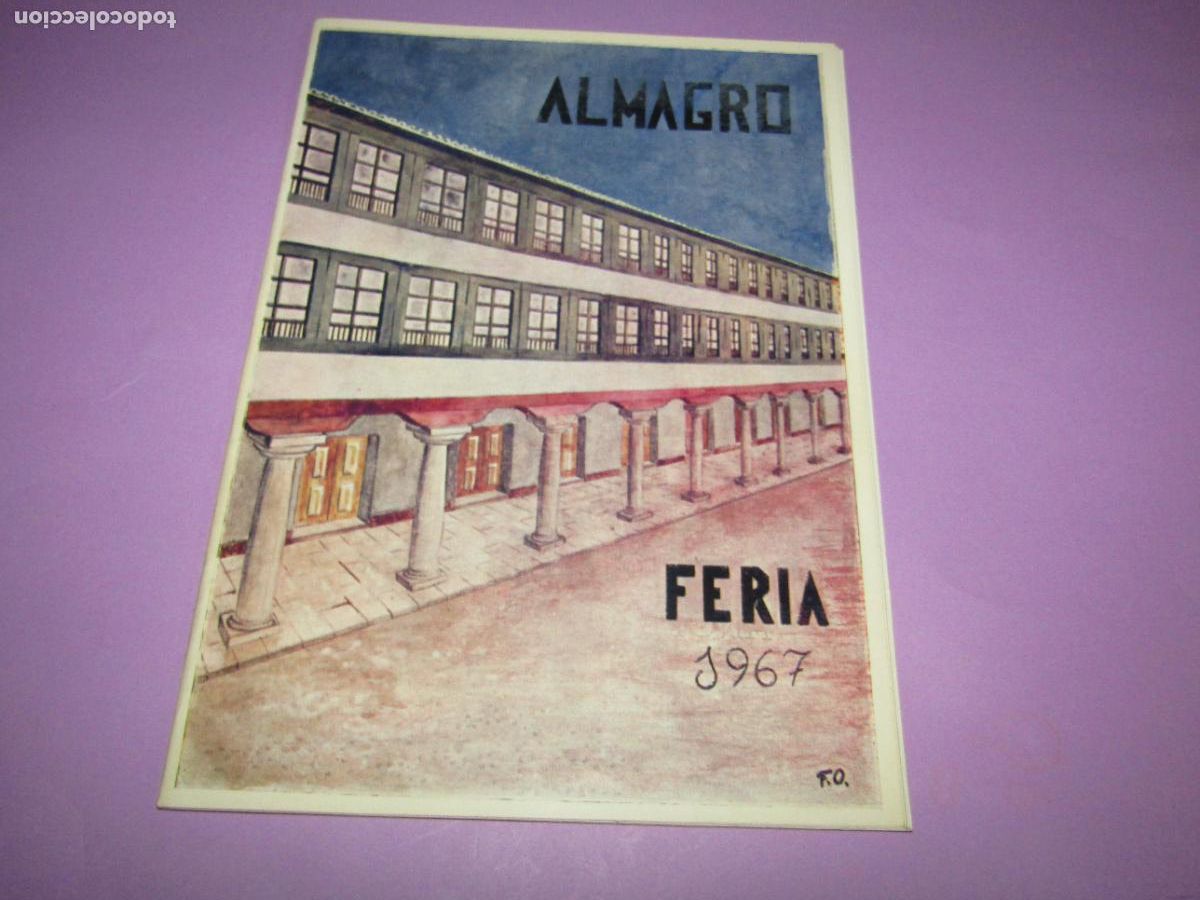 Carteles feria: Antiguo Programa de Feria de ALMAGRO del A&ntilde;o 1967 - Foto 1