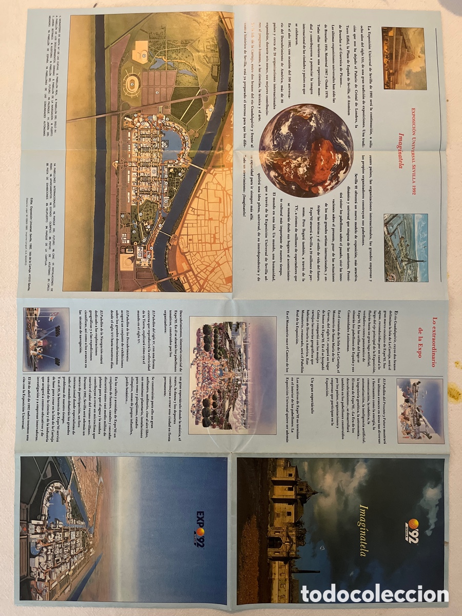 Carteles feria: Mapa plegable de la Expo 92 - Foto 2
