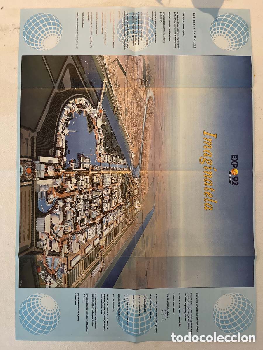 Carteles feria: Mapa plegable de la Expo 92 - Foto 1