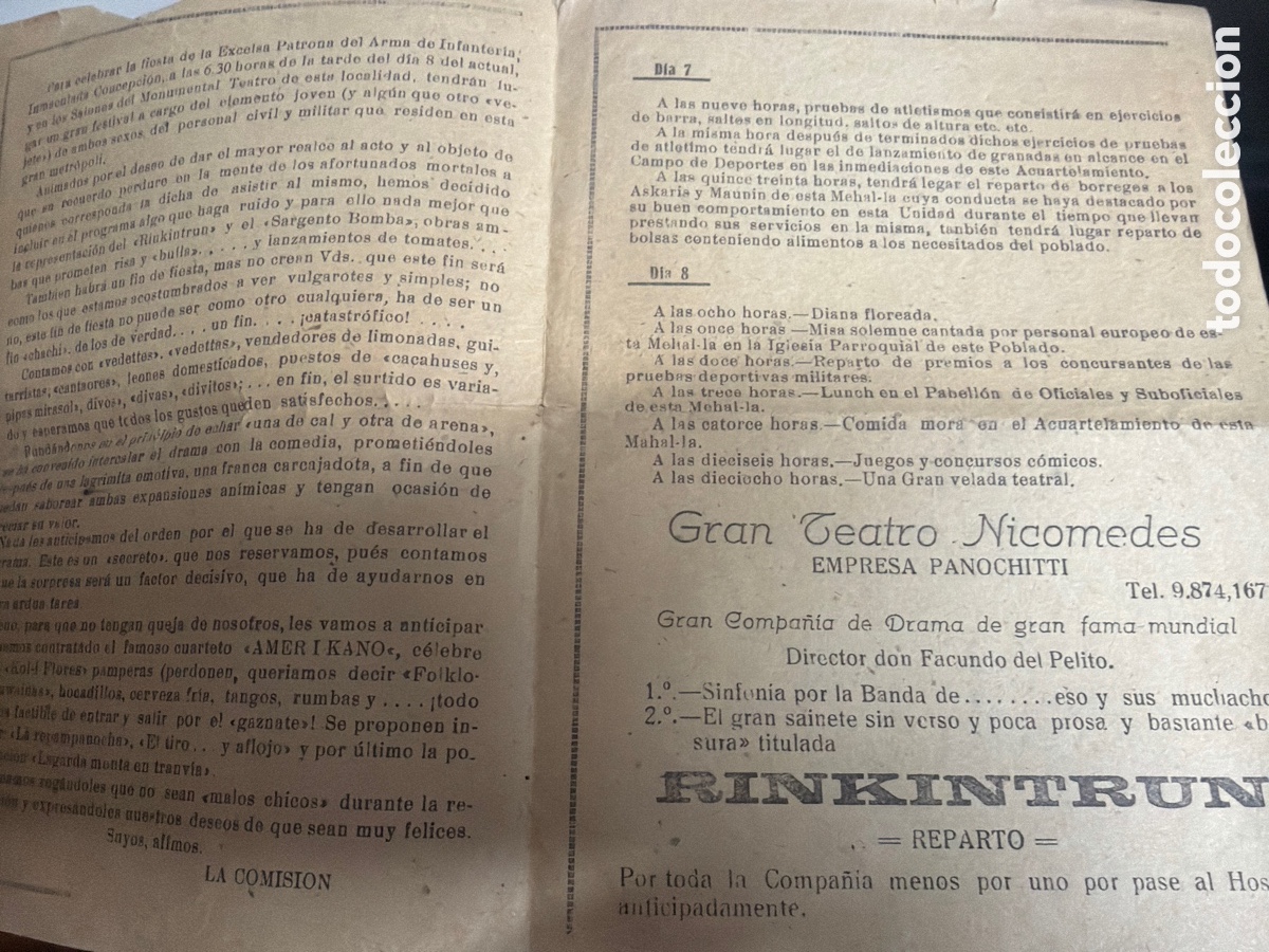 Carteles feria: Programa de festejos 1943 del rif - Foto 2