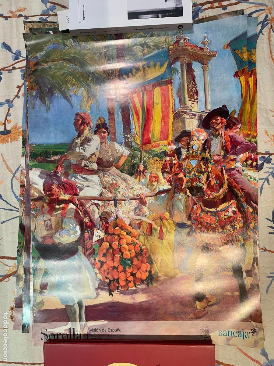 Affiches Foire: Cartel &rdquo;Sorolla:Visi&oacute;n de Espa&ntilde;a. Valencia. Las grupas, 1916&rdquo; (Bancaja, 2008)