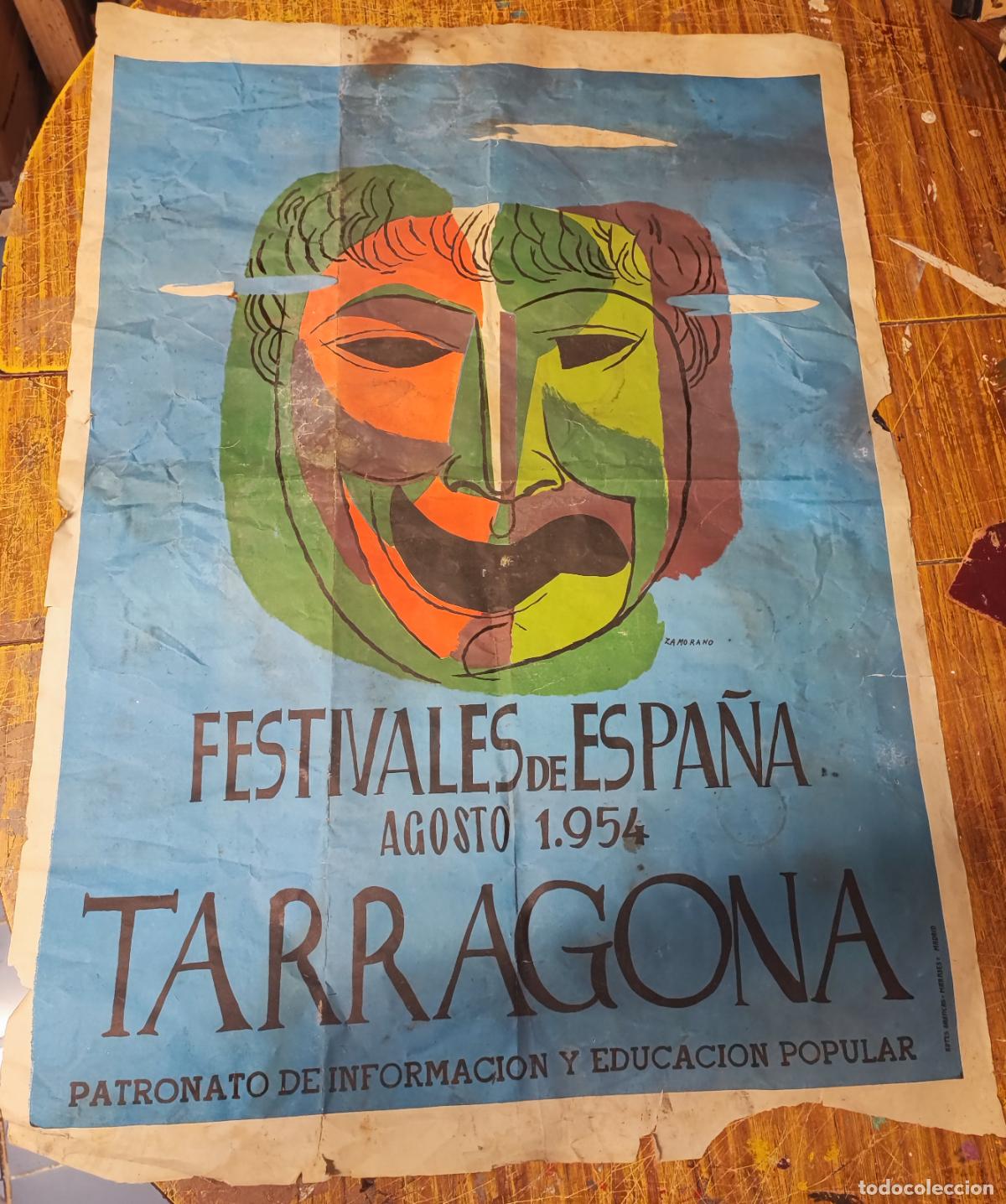Carteles feria: CARTEL TARRAGONA 1954 - Foto 1